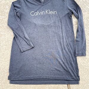 Calvin Klein Charcoal Long Sleeve Top